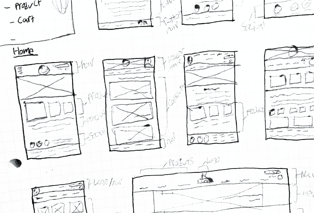 120 Grit website sketch