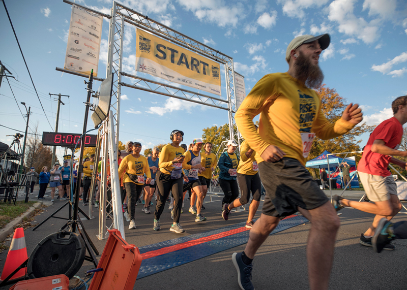 Start Banner and Race Shirts