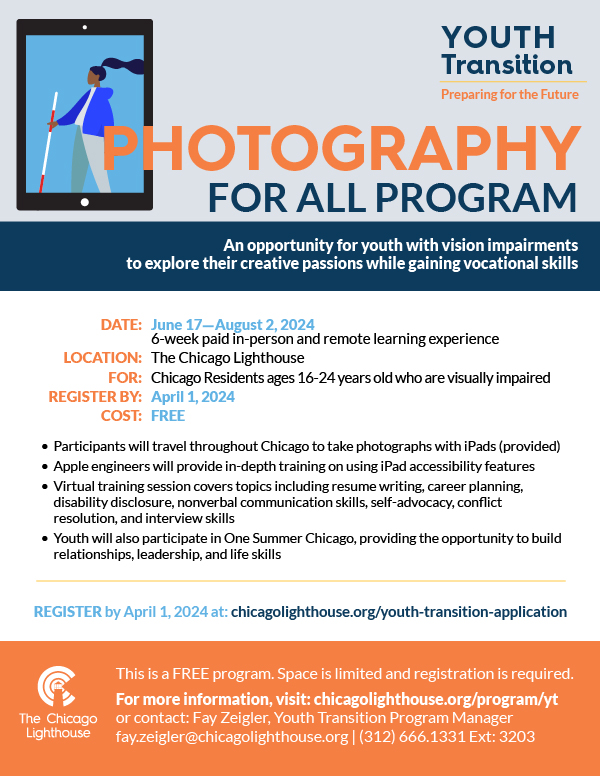 Photography for all flyer