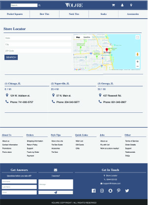 Volare website